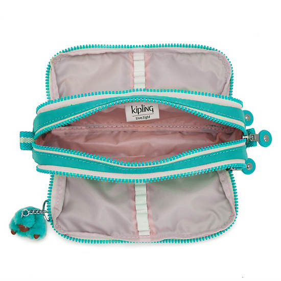 Kipling Gitroy Pencil Case Tassen Turquoise | BE 1624SG